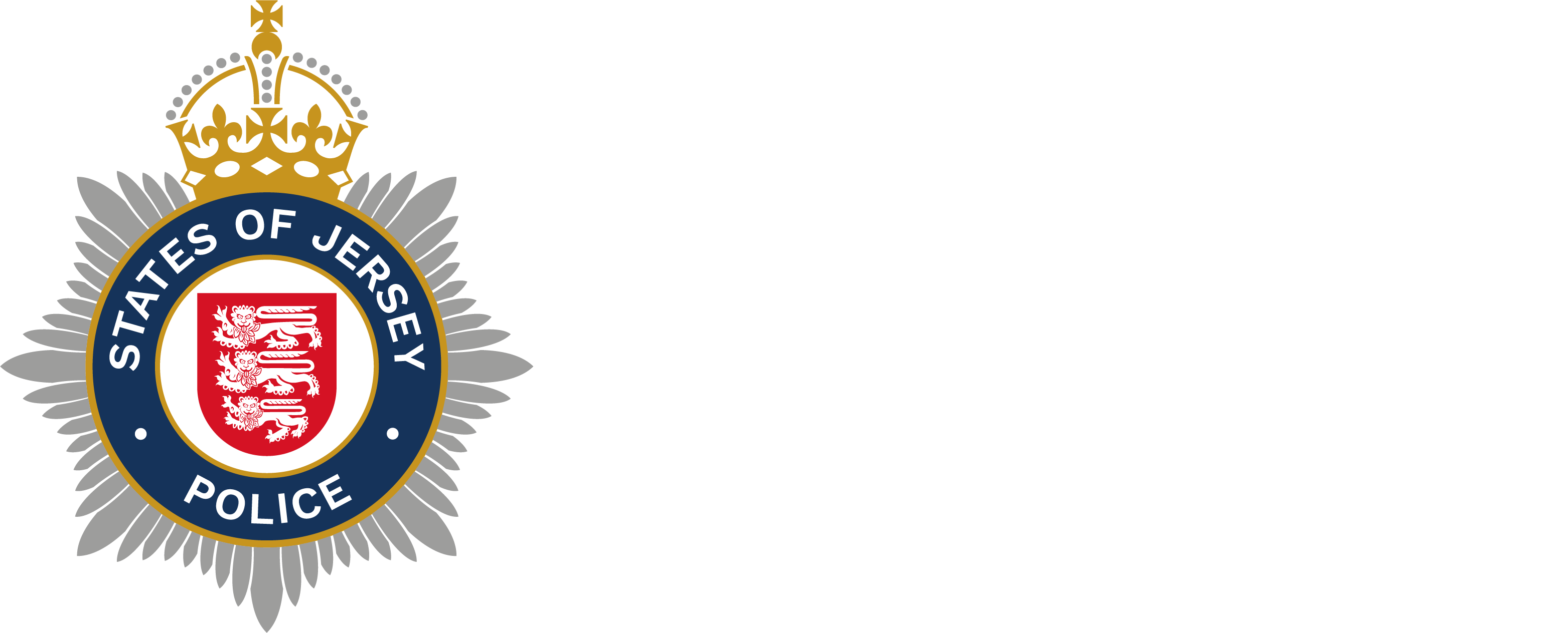 States of Jersey Police Crest with Text